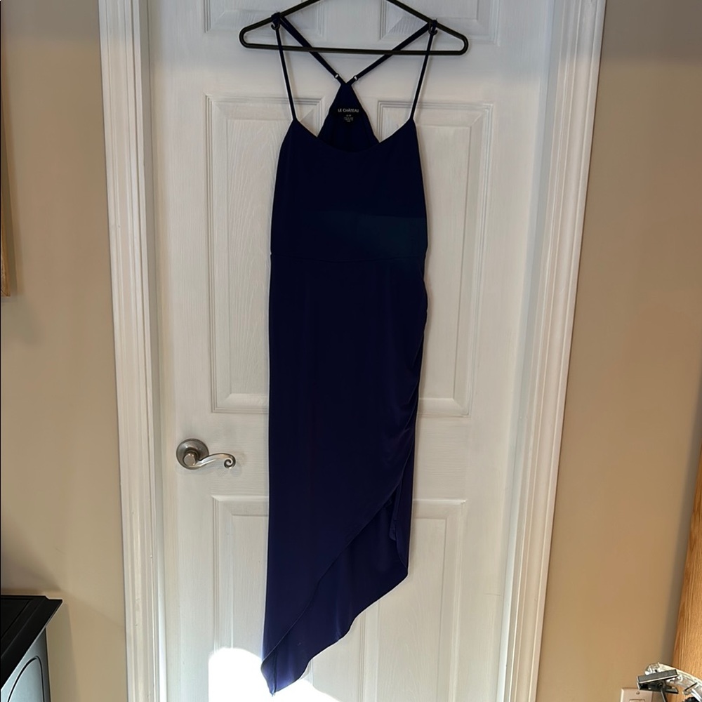 Elegant Navy Blue Women's Dress